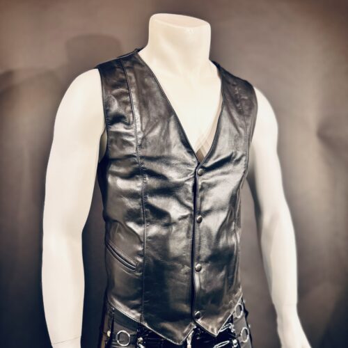 Vest Leather biker