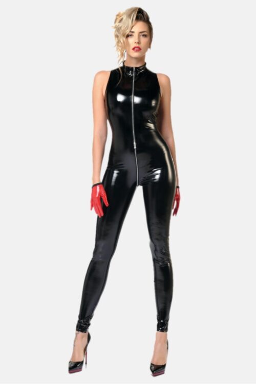 Angelica vinyl catsuit Patrice Catanzaro