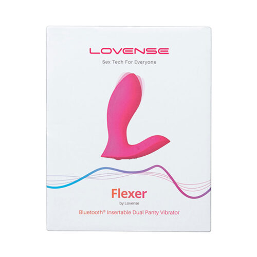 LOVENSE - FLEXER INSERTABLE DUAL PANTY VIBRATOR MAGENTA