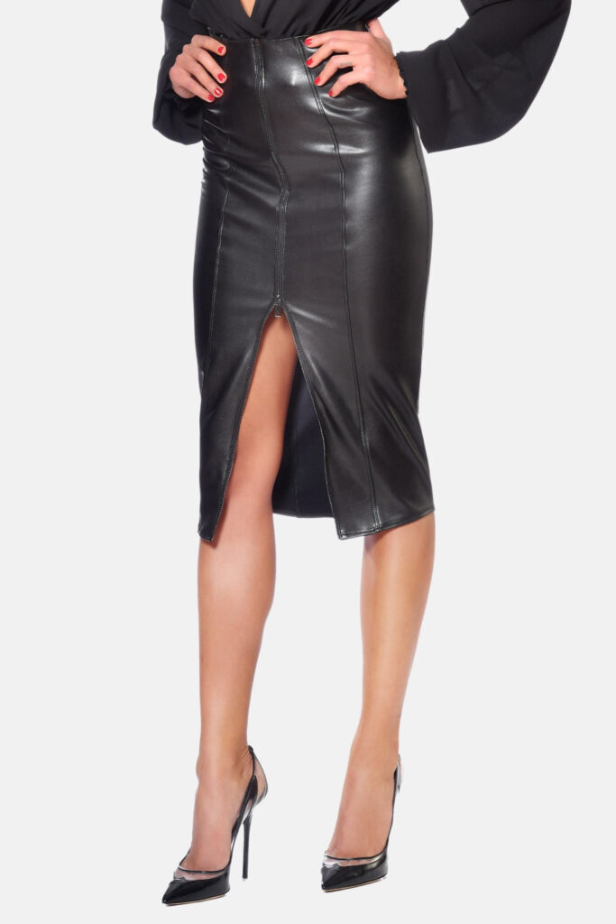 Ornella faux leather skirt Patrice Catanzaro