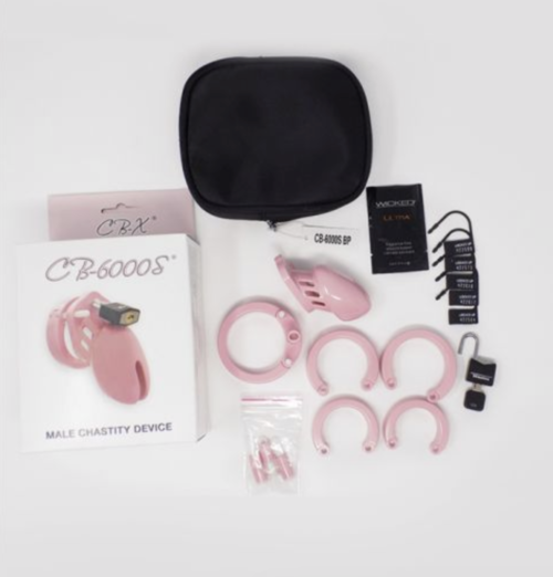 CB-X 6000S Male Chastity Pink