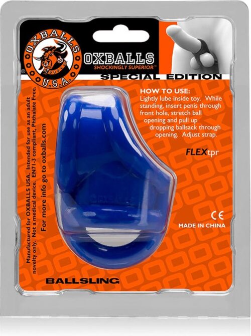 oxballs blue ballsling